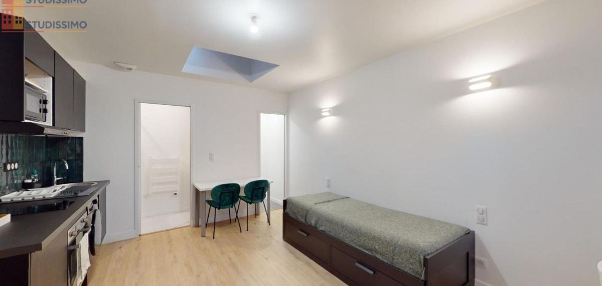 Studio meublé 21m² Roubaix 59100 - Meublé, DPE C - Photo 10