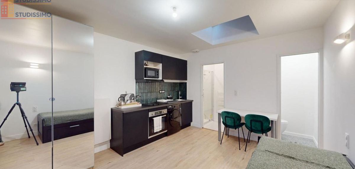 Studio meublé 21m² Roubaix 59100 - Meublé, DPE C - Photo 9