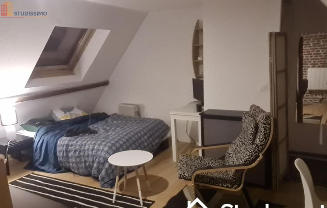 Studio meublé 16m² Roubaix - Chambre équipée, DPE A - Photo 2