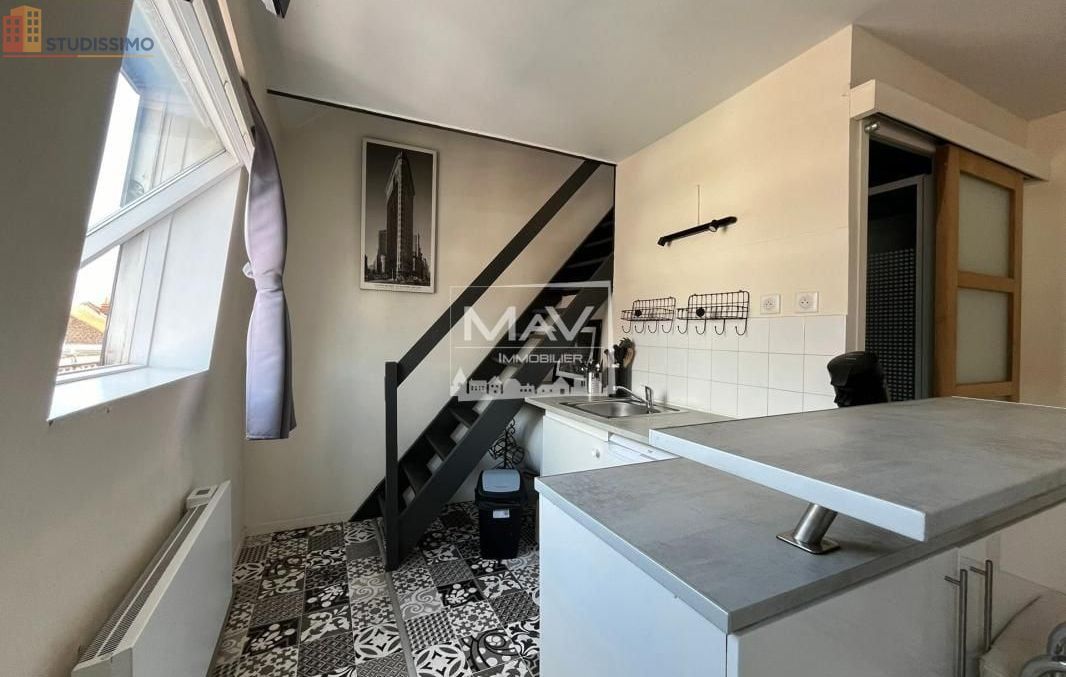 Studio meublé 22m² Lille 59800 - Meublé, étage élevé - Photo 8