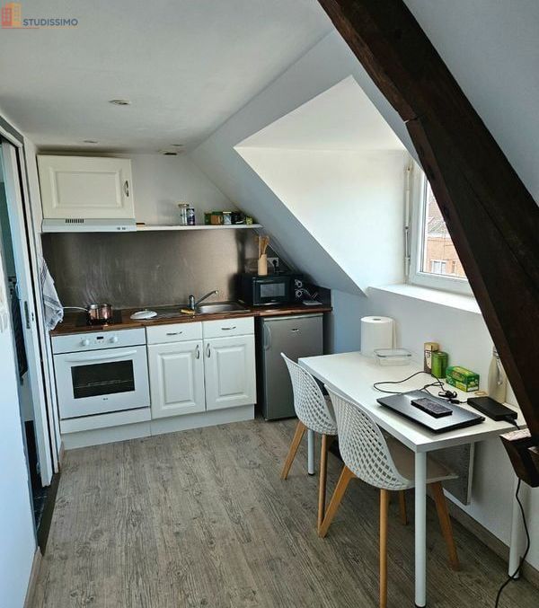 Studio meublé 27m² La Bassée - Lumineux, 2e étage - Photo 1