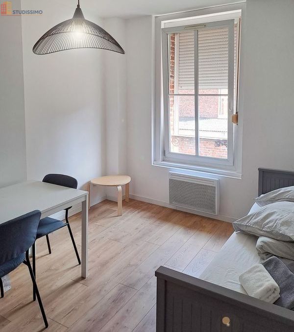 Studio meublé 24m² Cambrai centre-ville - Rénové, grand space - Photo 1