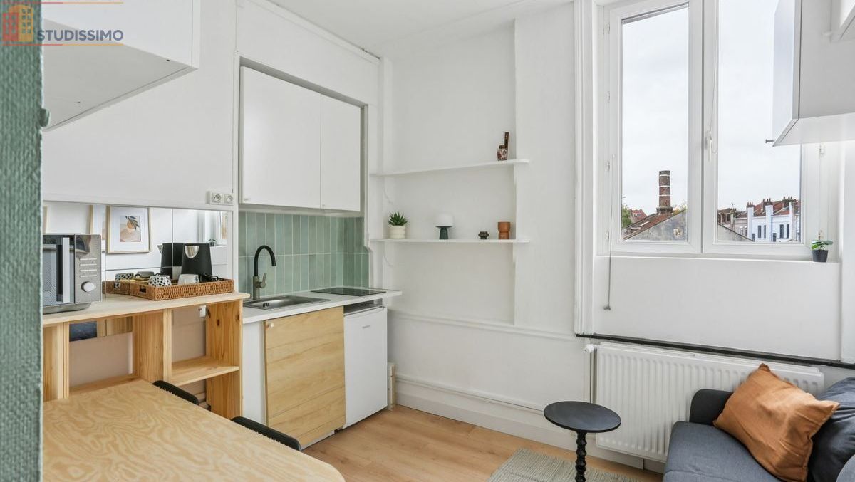 Studio meublé 15m² Lille 59000 - Meublé, DPE D - Photo 2