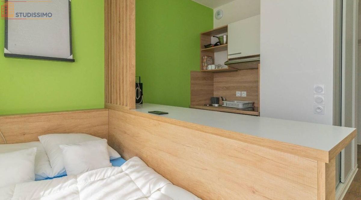 Studio meublé 12m² Loos 59120 - Calme, lumineux - Photo 3