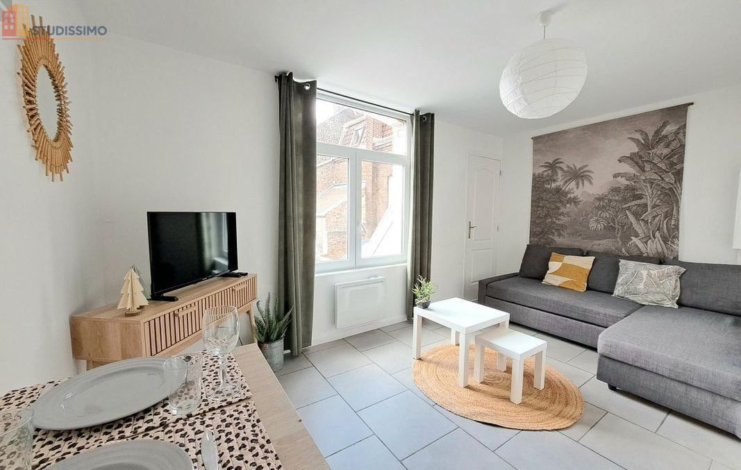 Studio meublé 27m² Croix 59170 - Proche métro, lumineux - Photo 4