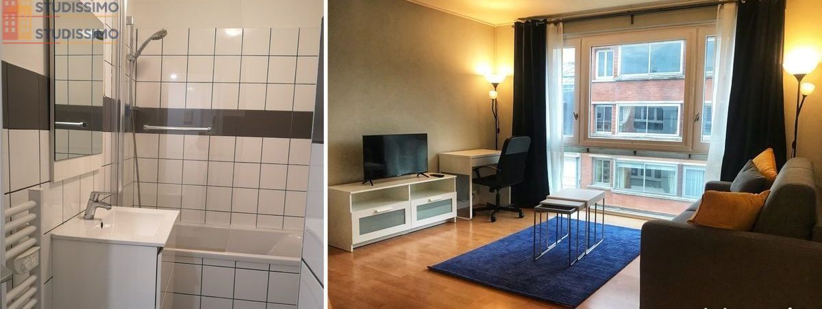 Studio 27m² Lille centre - Grand, meublé - Photo 5