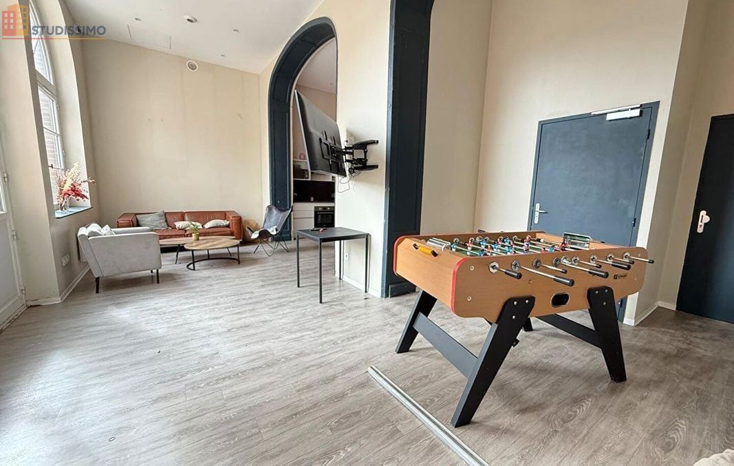 Studio meublé 24m² Roubaix 59100 - Meublé, DPE C - Photo 1