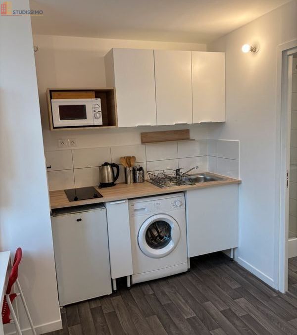 Studio meublé 20m² Lambersart - Meublé, proche métro - Photo 12