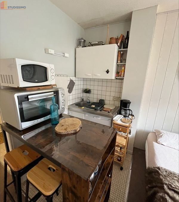 Studio 21m² Ax-les-Thermes - Meublé, au cœur de la ville - Photo 1