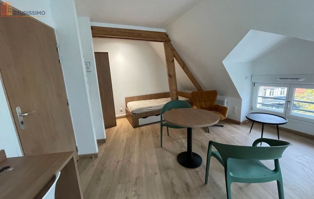 Studio meublé 25m² Douai - Pour étudiants, en dernier étage - Photo 1
