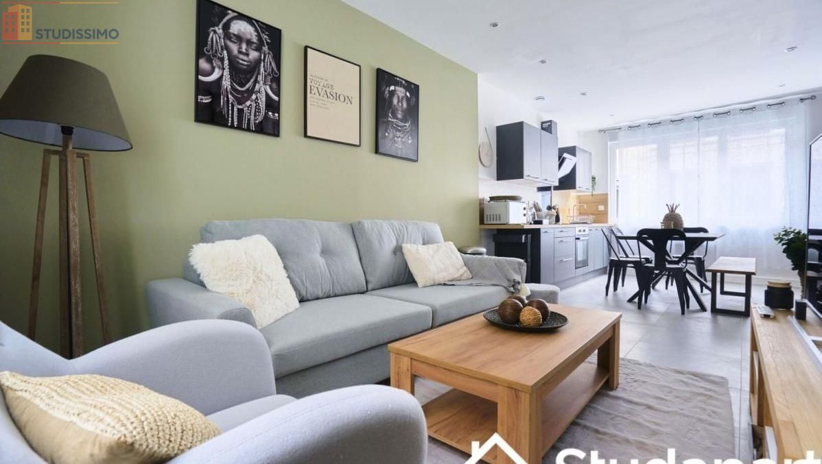 Studio meublé 13m² Lille 59000 - Meublé, DPE A - Photo 2