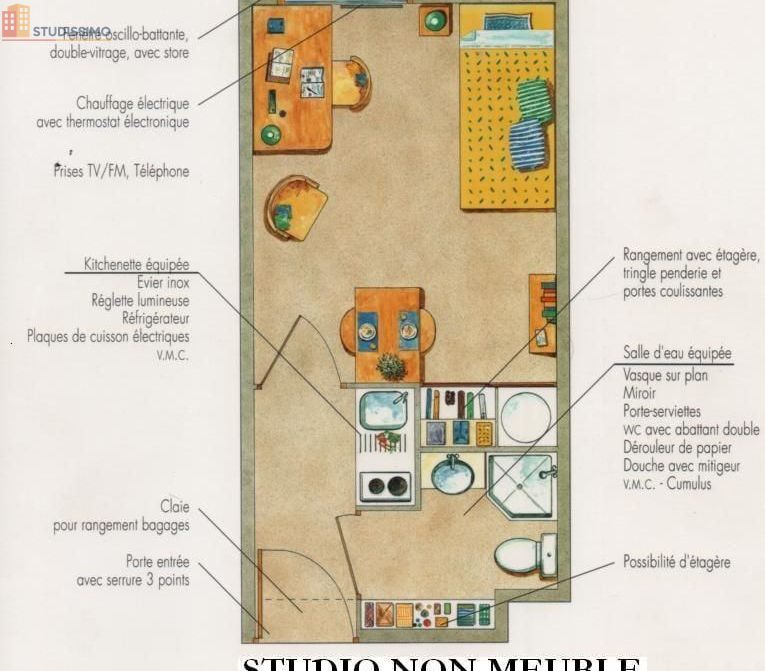 Studio à Lille
