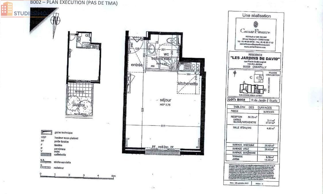 Studio 35m² Chantilly - Lumineux, proche centre-ville - Photo 1