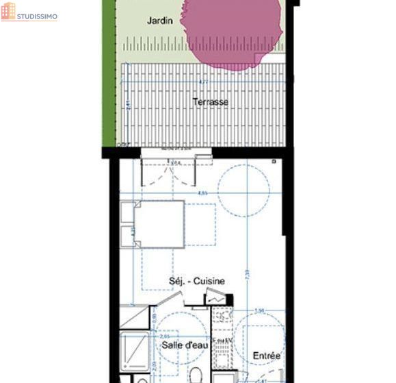 Studio 32m² Narbonne - lumineux, proche centre-ville - Photo 3