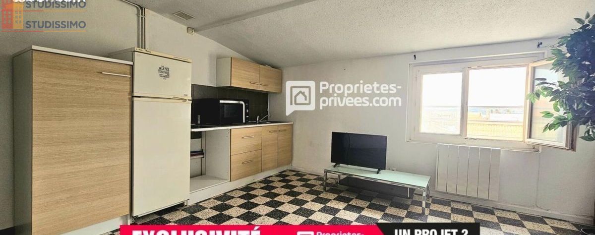 Studio 24m² Port-la-Nouvelle - Dernier étage, lumineux - Photo 4