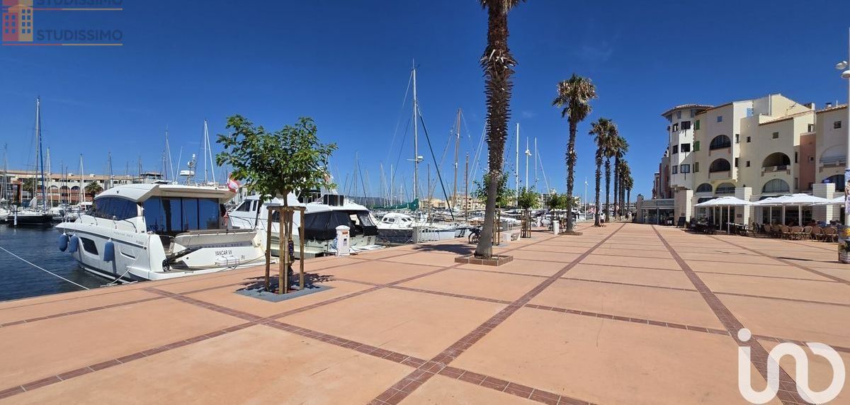 Studio 24m² Leucate - 1er étage, DPE D - Photo 1