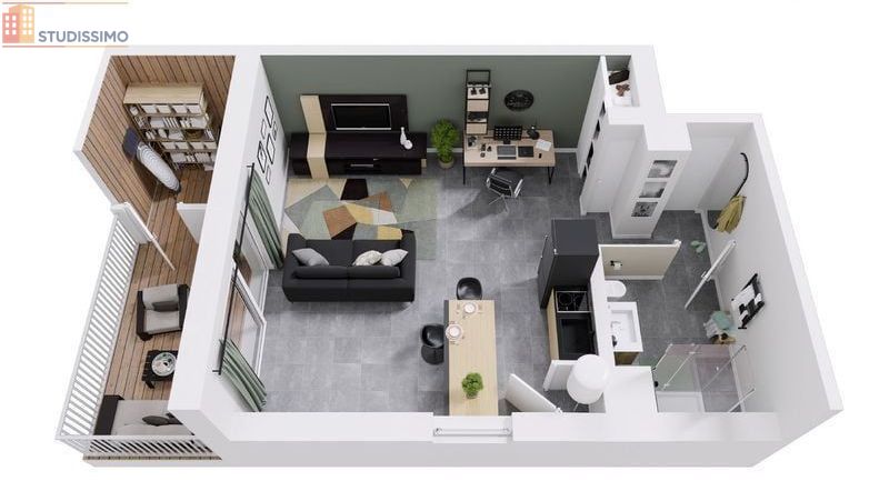 Studio 30m² Rodez - Arboré, proche Val Nature - Photo 3