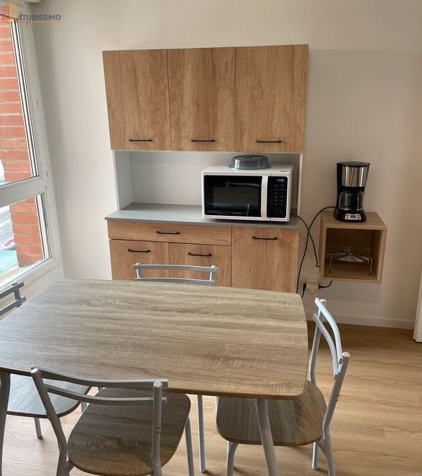 Studio meublé 21m² Arras - Meublé, DPE D - Photo 2