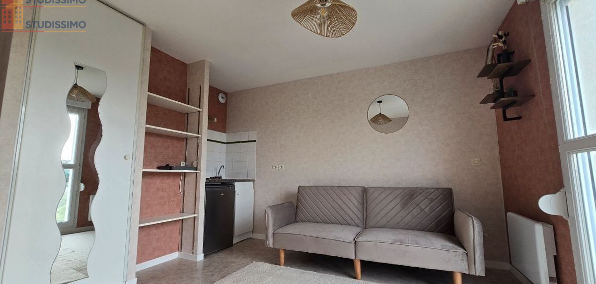 Studio meublé 18m² Arras - Proche université, lumineux - Photo 3