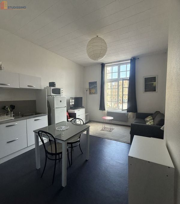 Studio meublé 24m² Arras - Meublé, DPE D - Photo 3