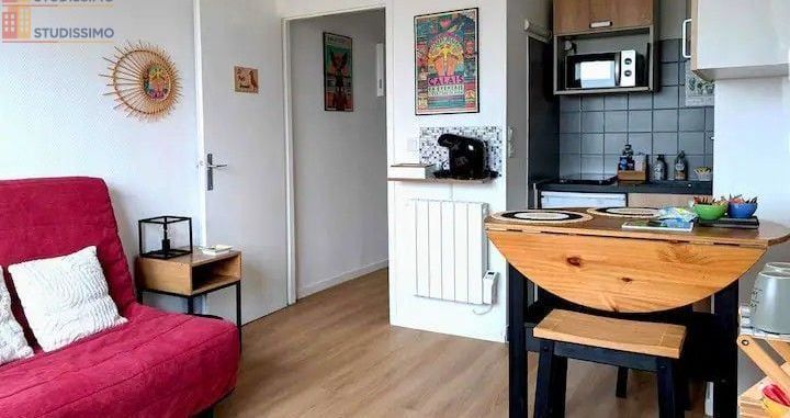 Studio meublé 20m² Calais 62100 - Vue mer, proche plage - Photo 2