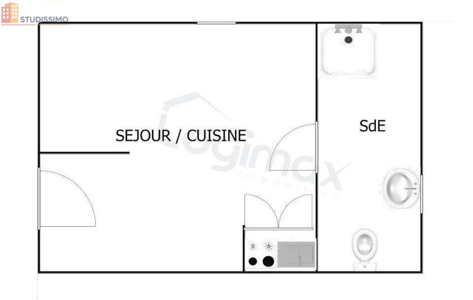 Studio 14m² La Rochelle - 2e étage, DPE E - Photo 4