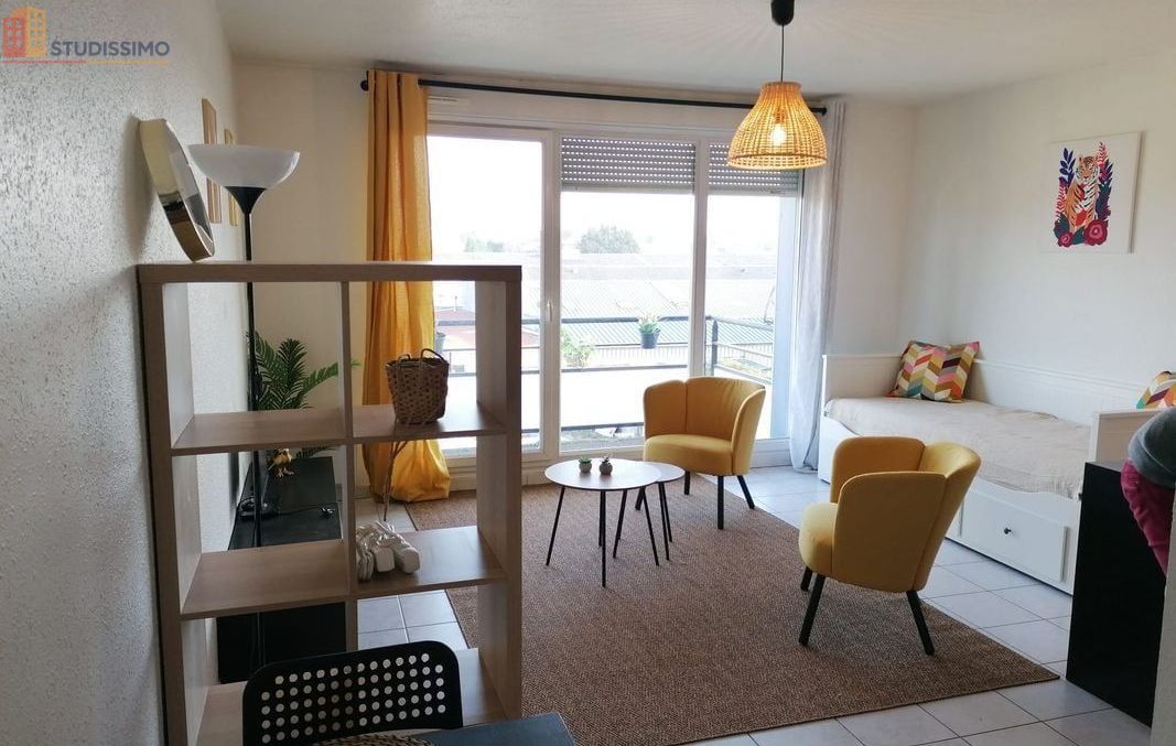 Studio meublé 30m² Arras - Balcon, lumineux - Photo 2