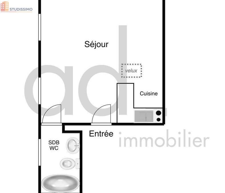 Studio 22m² La Rochelle - 3e étage, lumineux - Photo 6