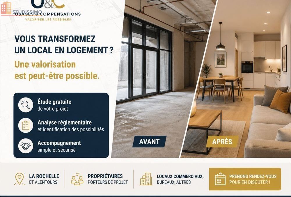 Studio 30m² La Rochelle 17000 - Projet de transformation - Photo 1
