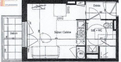 Studio 25m² La Rochelle - DPE C, 1er étage - Photo 1