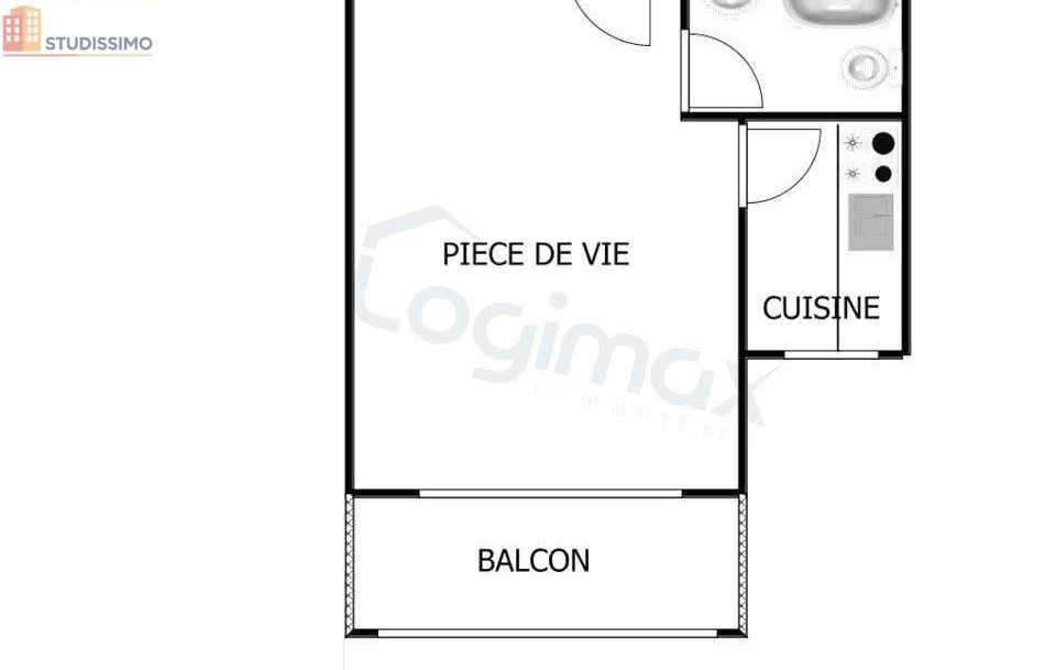Studio 23m² La Rochelle - 1er étage, lumineux - Photo 3