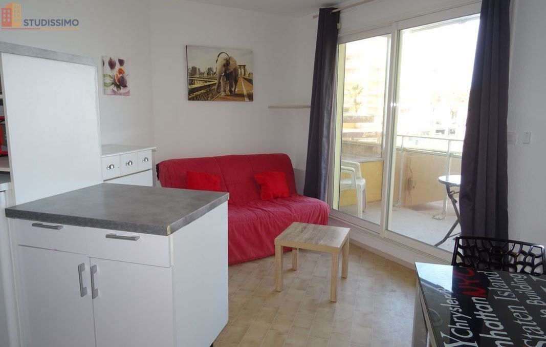 Studio meublé 25m² Canet-en-Roussillon - Meublé, DPE D - Photo 2