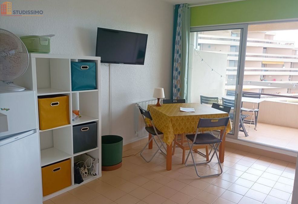 Studio meublé 27m² Canet-en-Roussillon - Lumineux, 4e étage - Photo 2