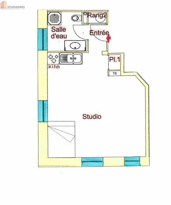 Studio 29m² Clermont-Ferrand - 1er étage, lumineux - Photo 1