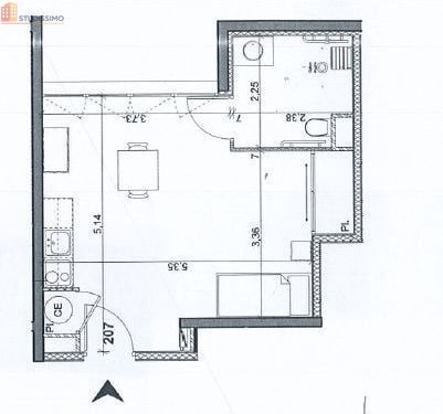 Studio 29m² Brive-la-Gaillarde - CPE C - Photo 2