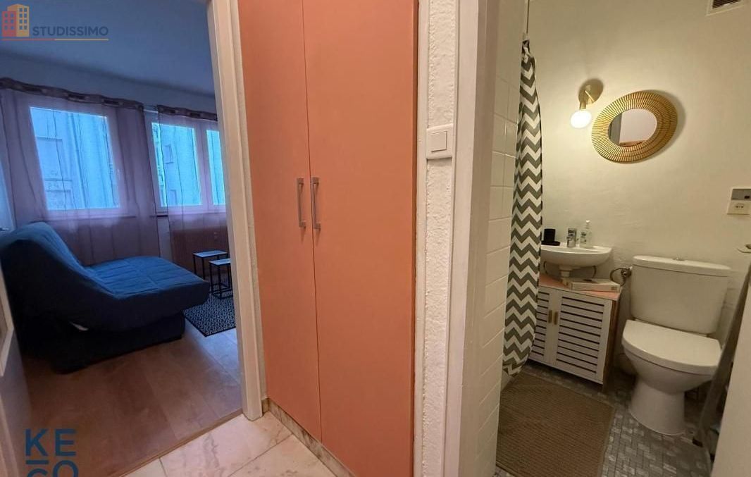 Studio meublé 20m² Strasbourg 67100 - Meublé, DPE D - Photo 3