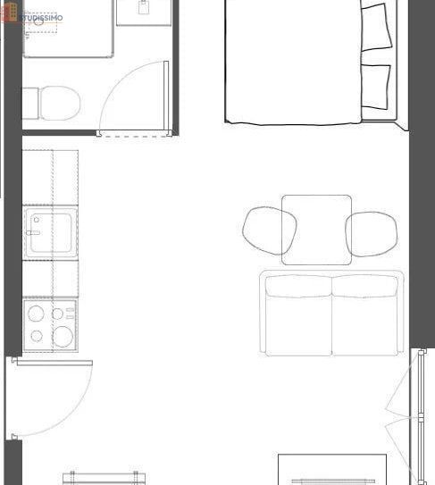Studio 25m² Plouër-sur-Rance - lumineux, centre-ville - Photo 3