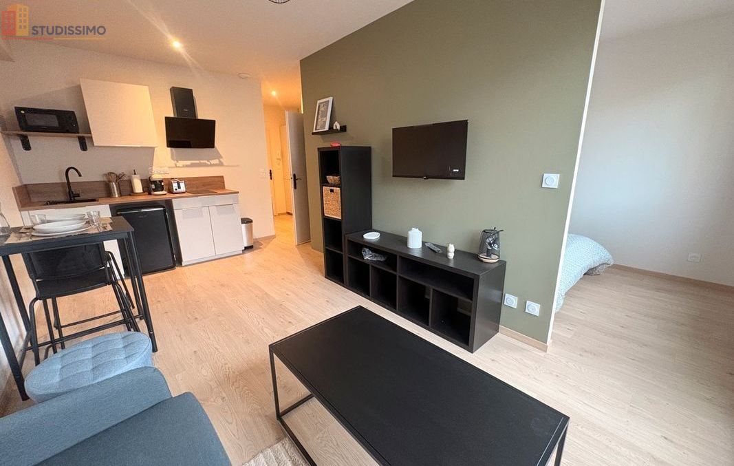 Studio meublé 31m² Clermont-Ferrand - Coin nuit, meublé - Photo 2