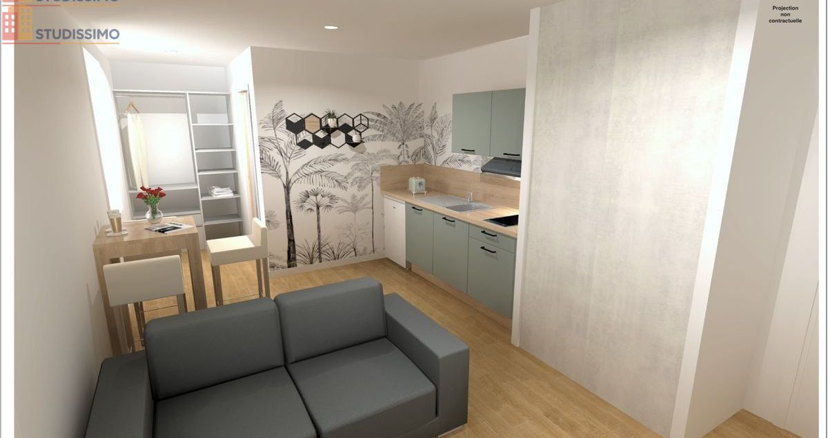 Studio 24m² Lannion 22300 - Photo 4