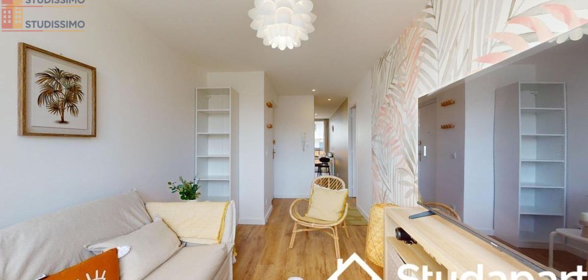 Studio meublé 11m² Clermont-Ferrand 63100 - Lumineux, 5e étage - Photo 2