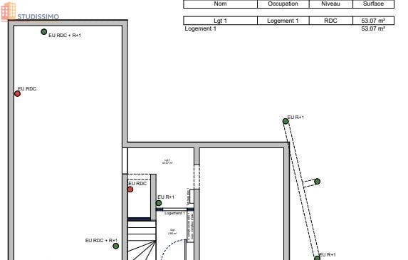 Studio 33m² Frasne - Surfaces brutes à aménager - Photo 4