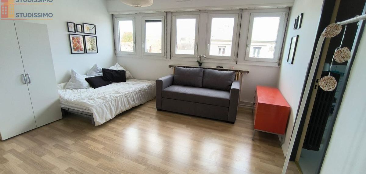 Studio meublé 29m² Strasbourg centre - Étage élevé, lumineux - Photo 5