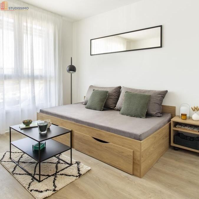Studio meublé 18m² Mulhouse 68100 - Meublé, DPE C - Photo 6