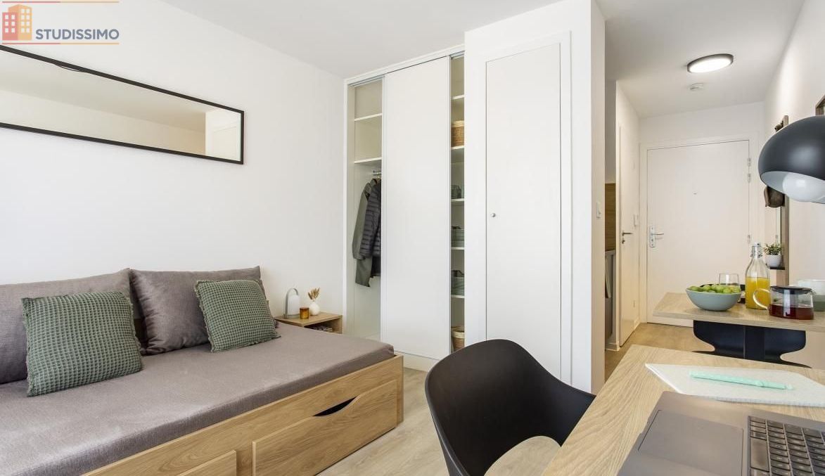 Studio meublé 18m² Mulhouse 68100 - Meublé, DPE C - Photo 1