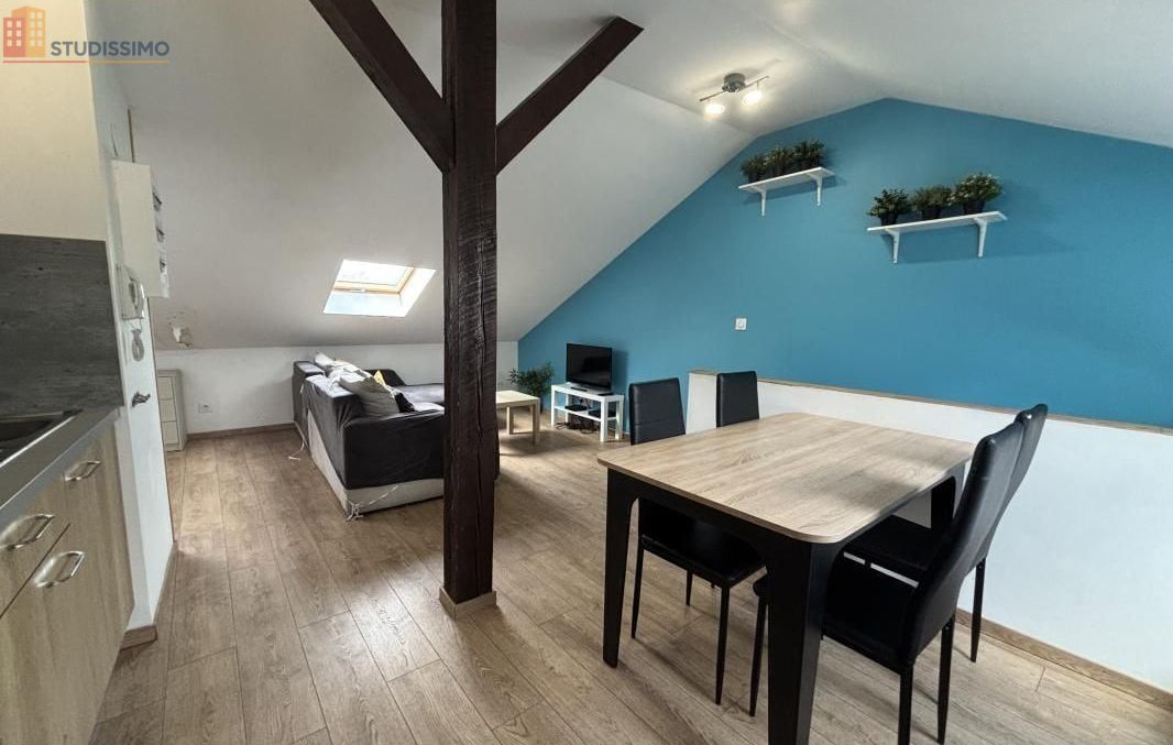 Studio meublé 35m² Mulhouse 68100 - Meublé, DPE D - Photo 2
