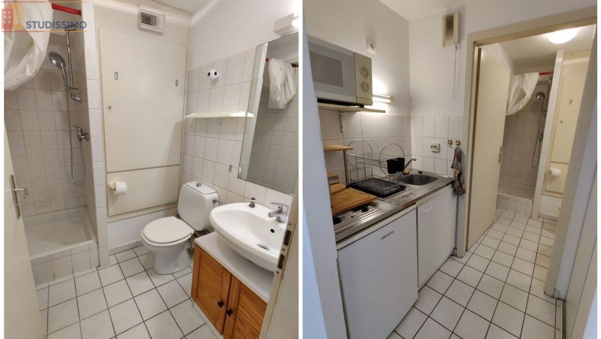 Studio meublé 23m² Strasbourg Neudorf - Balcon, lumineux - Photo 2