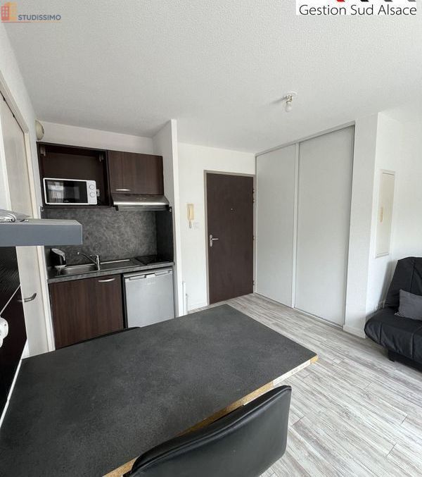 Studio meublé 20m² Mulhouse 68100 - Dernier étage, lumineux - Photo 5