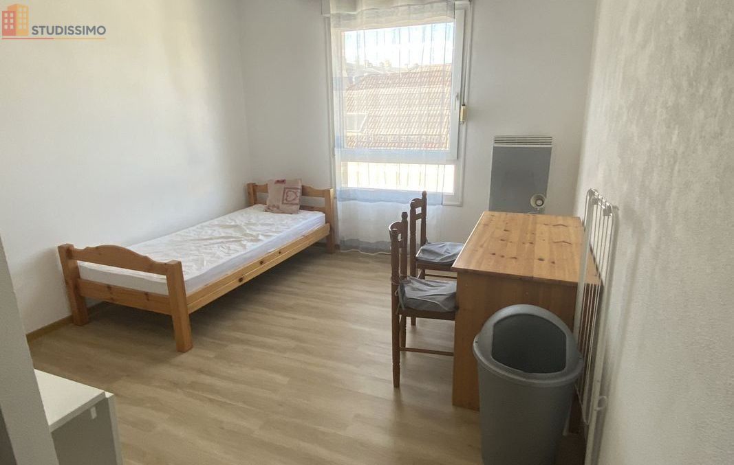 Studio meublé 20m² Mulhouse 68200 - Lumineux, étage élevé - Photo 1
