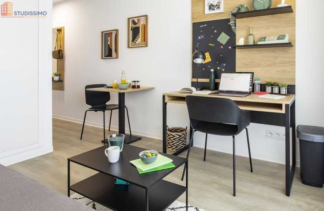 Studio meublé 24m² Mulhouse 68100 - Meublé, DPE C - Photo 3