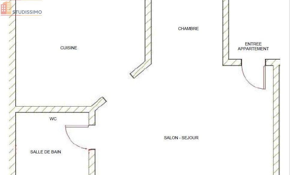 Studio 35m² Mulhouse centre - Proche hypercentre - Photo 2